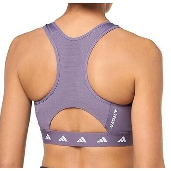 Adidas Power Impact Training Bra TechFit (Size XXS) AeroReady Remov Padding NWT - Picture 2 of 5